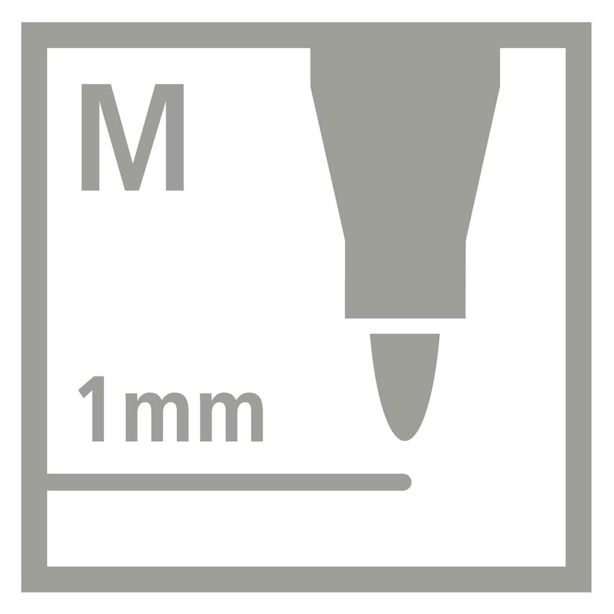 Stabilo schreiben -4 -all - Permanent Marker - Medium - Schwarz