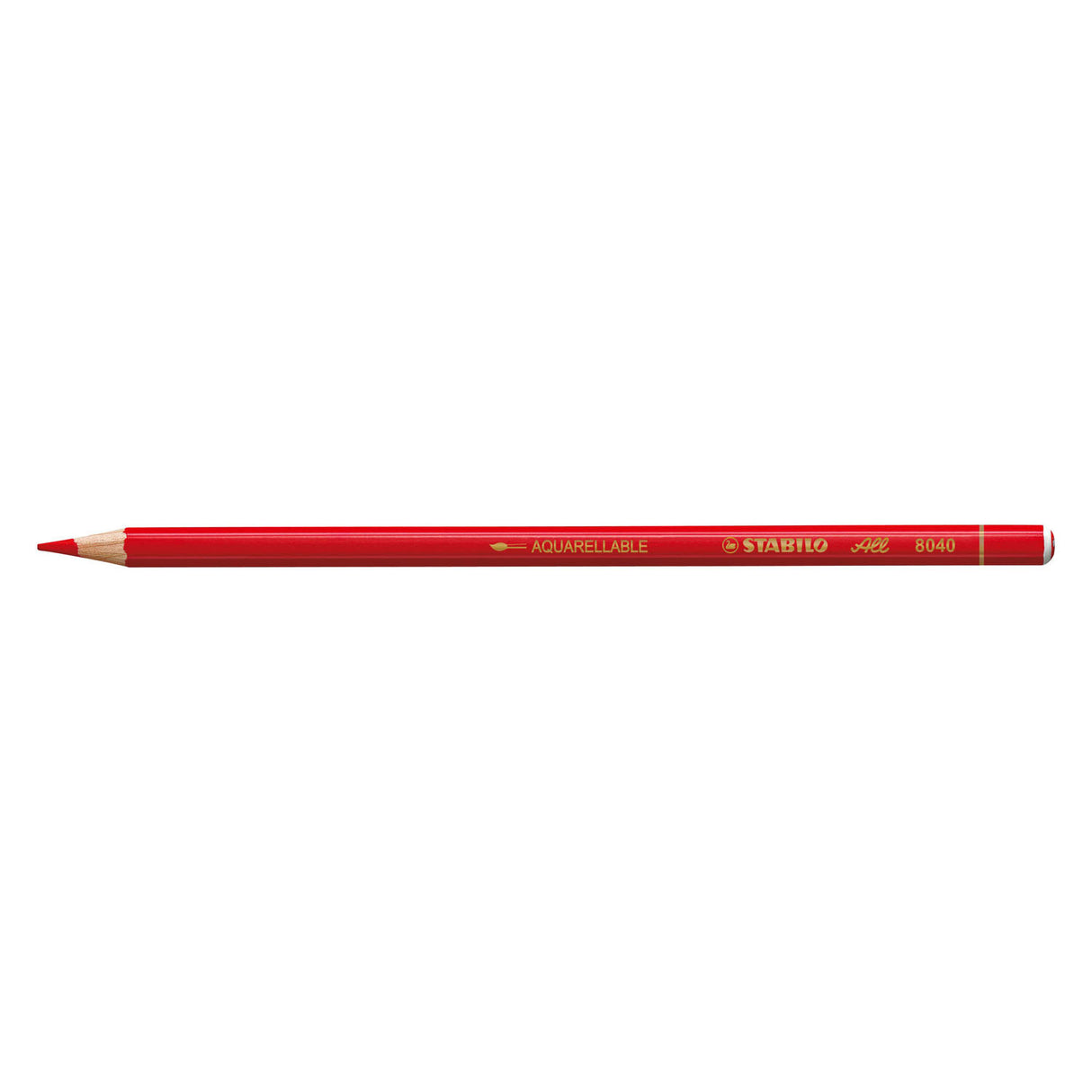 Stabilo Ganzglasstift – Bunt- und Graphitstift – Rot