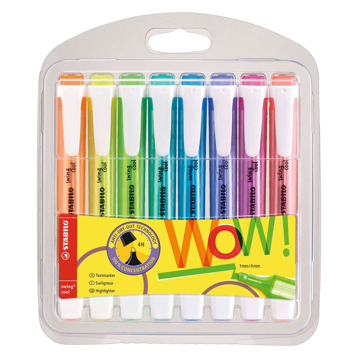 STABILO Swingcool, 8 vnt.