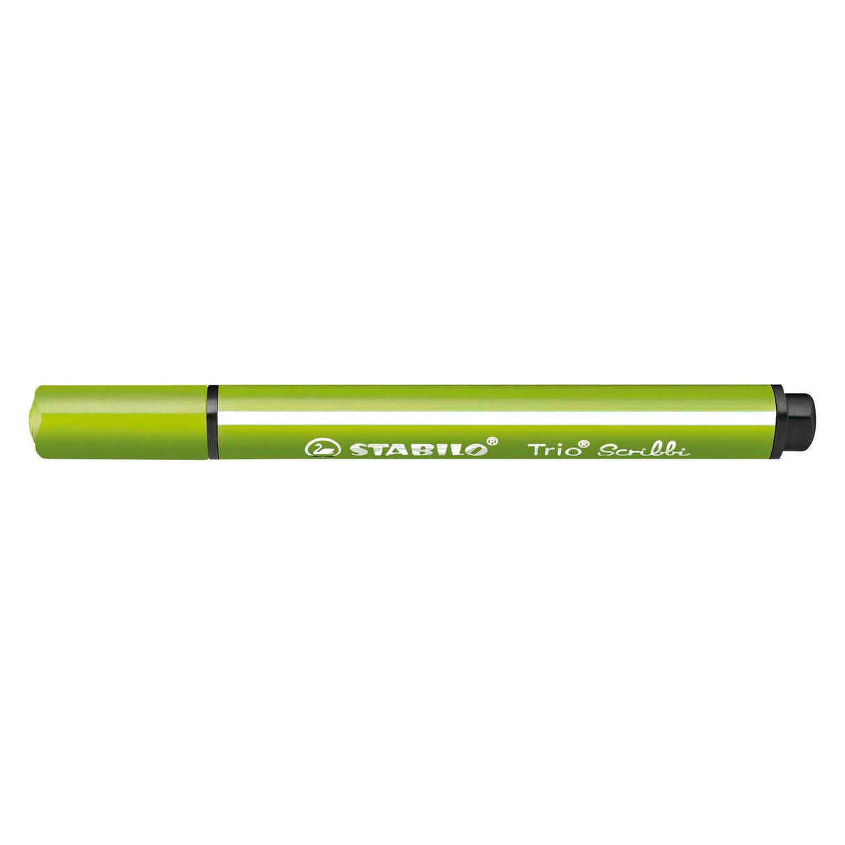 Stabilo trio scribbi - felt -tip pen with so -called point - light green