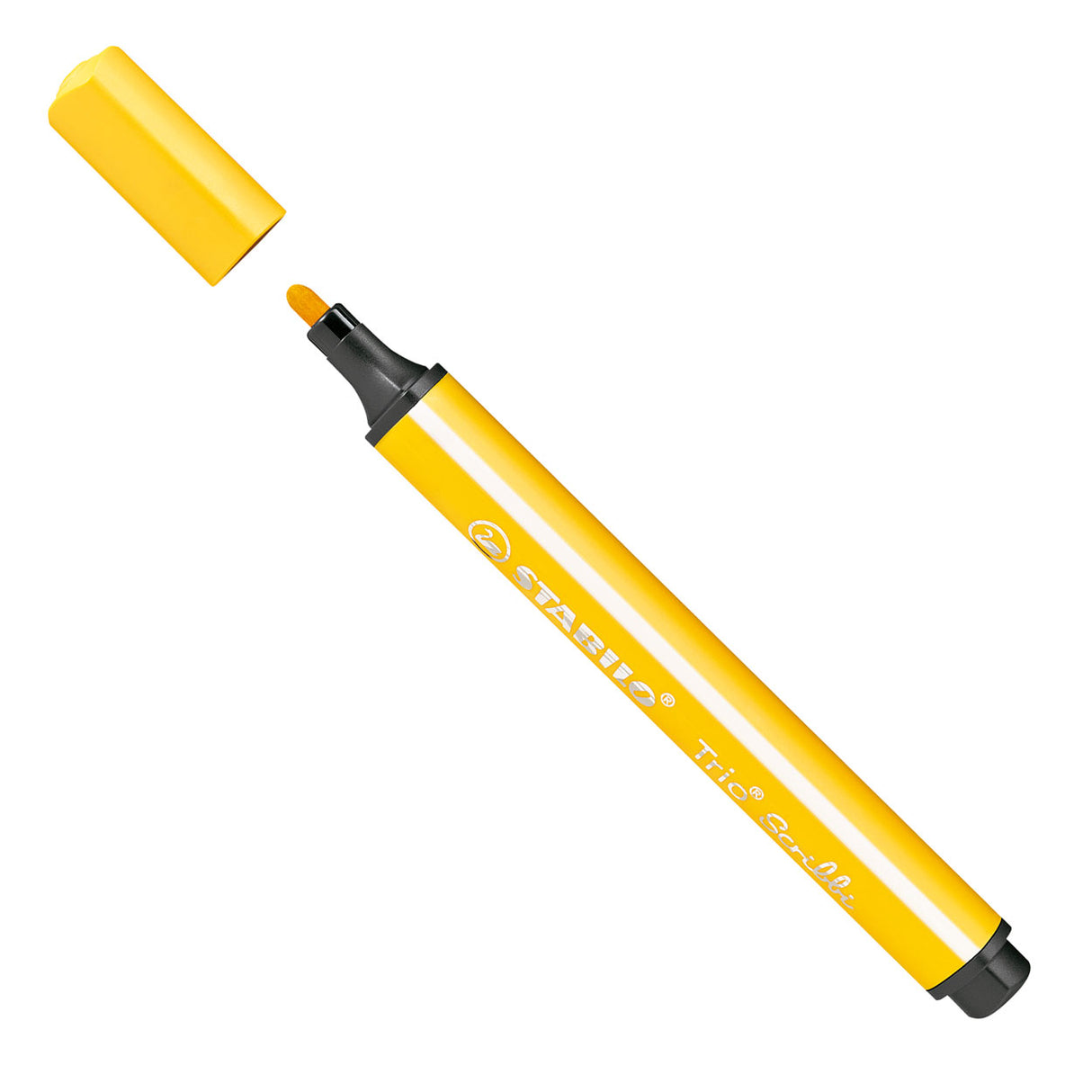 Stabilo trio scribbi - fieltro -Stift con punto de experiencia - amarillo