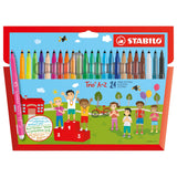 STABILO Trio A-z huopakynä, 24 kpl.