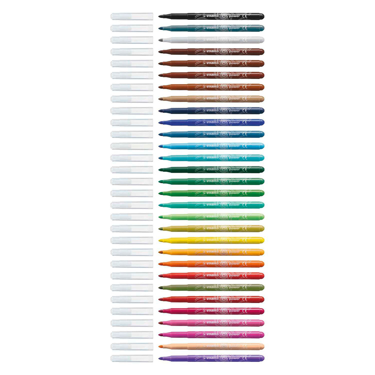Stabilo Power - felt -tip pen - set with 30 pieces