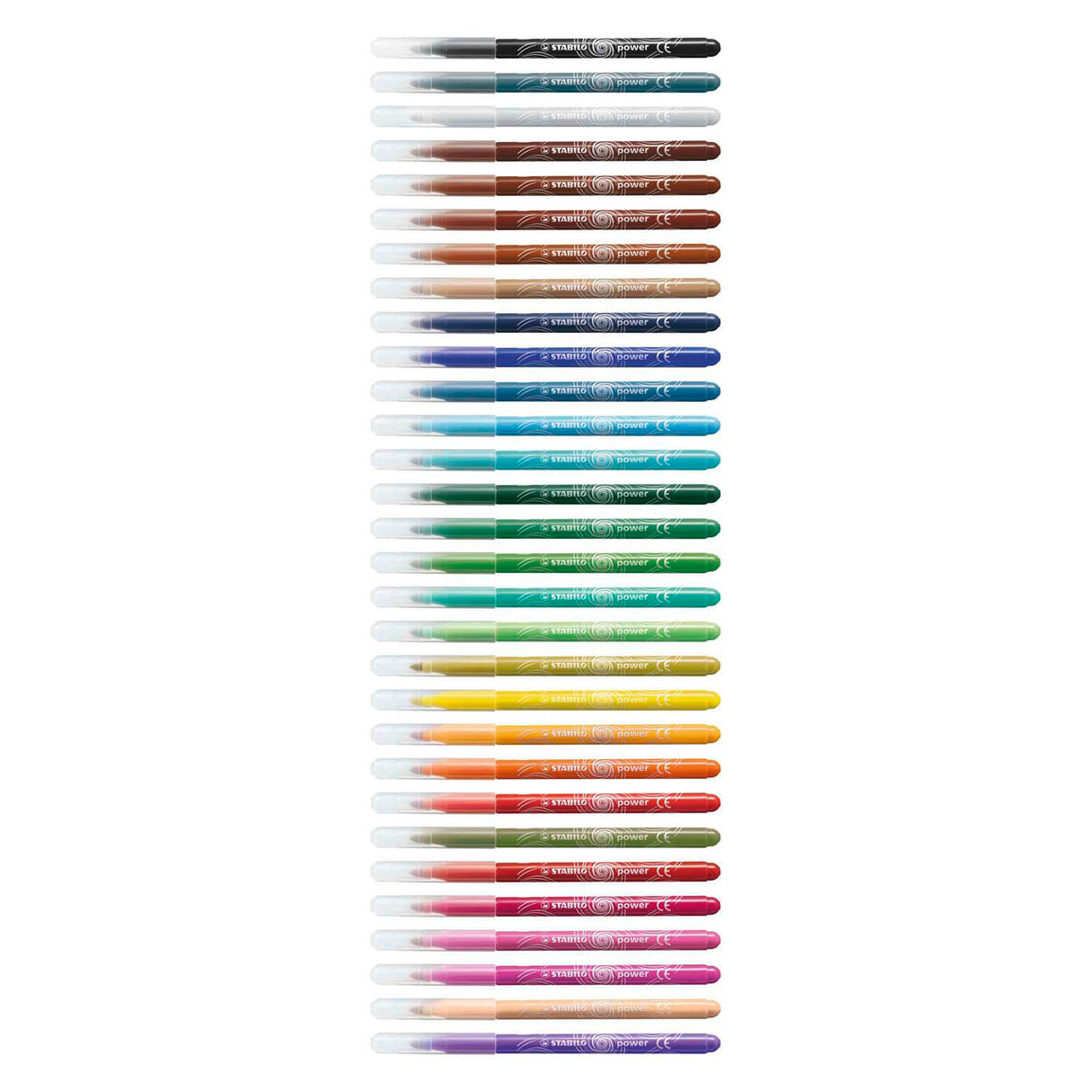 Stabilo Power - felt -tip pen - set with 30 pieces