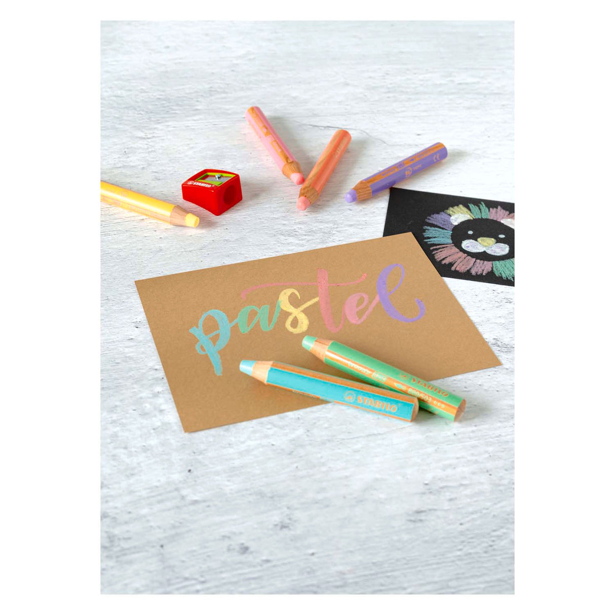 STABILO Woody 3in1 - Pastel Bándearg