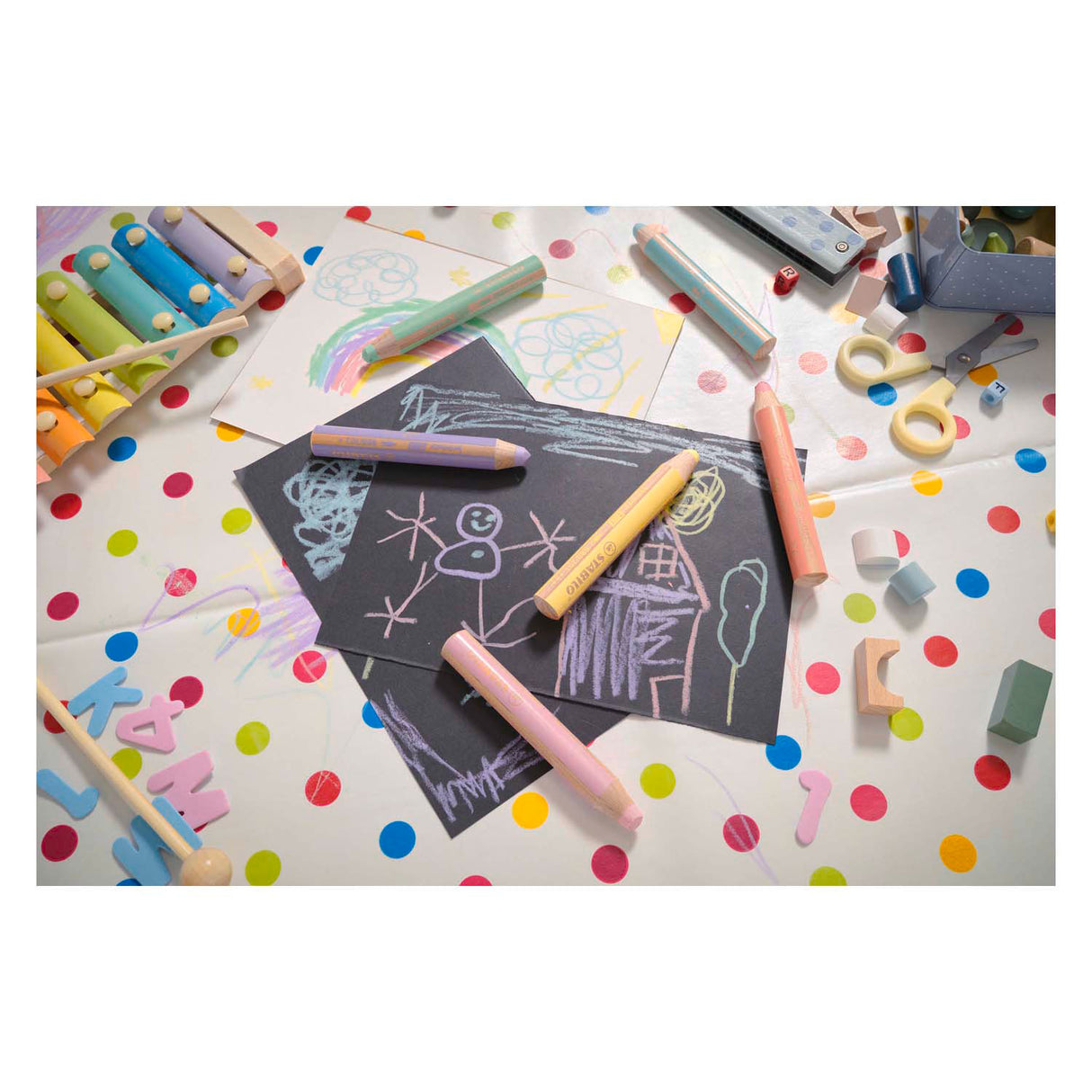 STABILO Woody 3in1 - Pastel Bándearg