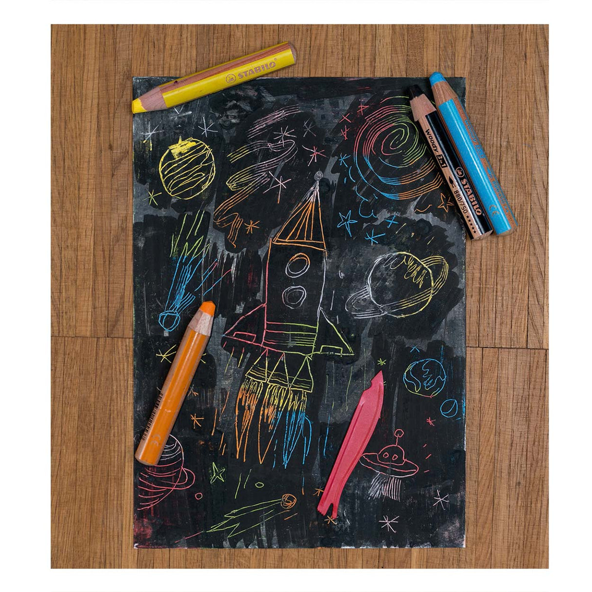 Stabilo Woody 3in1 Lápis de cor - 10 cores