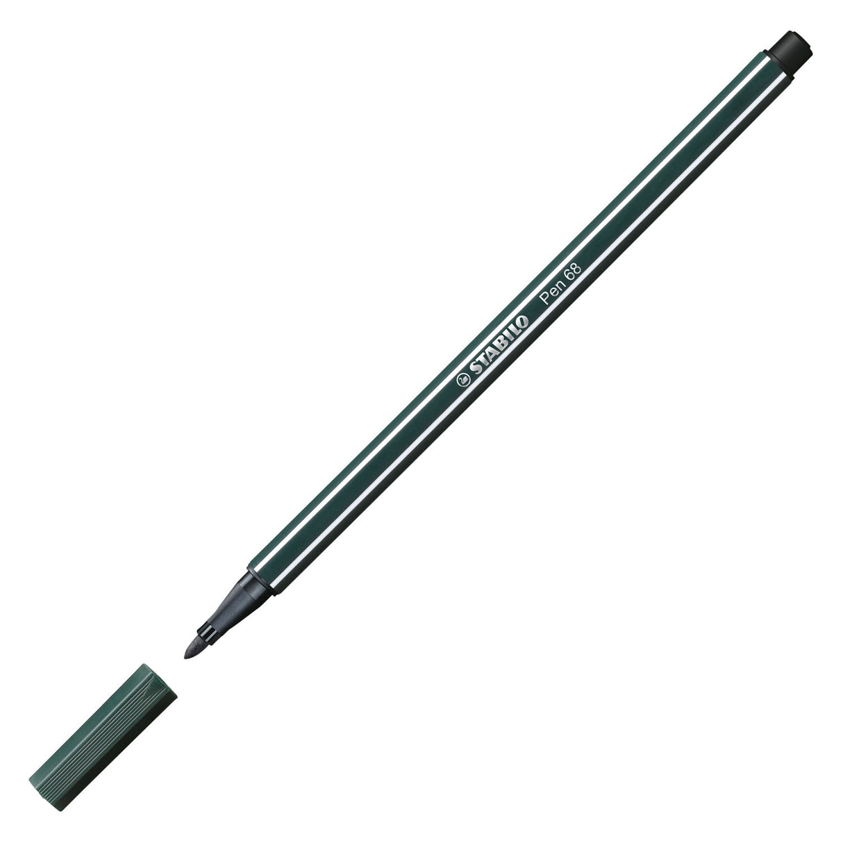 Penna Stabilo 68 - pennarello - verde terra (68 63)