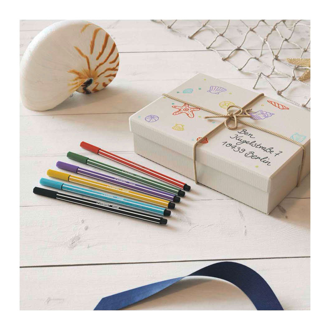 Stabilo Pen 68 - Felt -tip pen - Dark gray (68 96)
