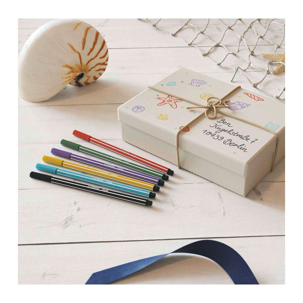 Stalo Pen 68 - Felt -tip Pen - Citroen Geel (68 24)