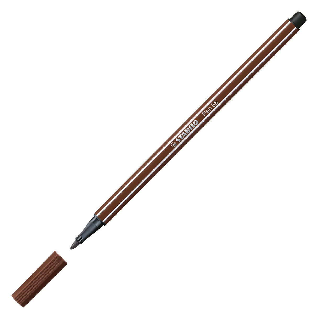 Stabilo Pen 68 - gefillt -Tip-Pen - brong (585)