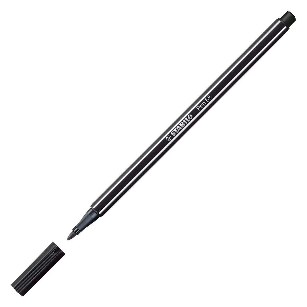 Stabilo pen 68 - felt-tip pen - black (68 46)