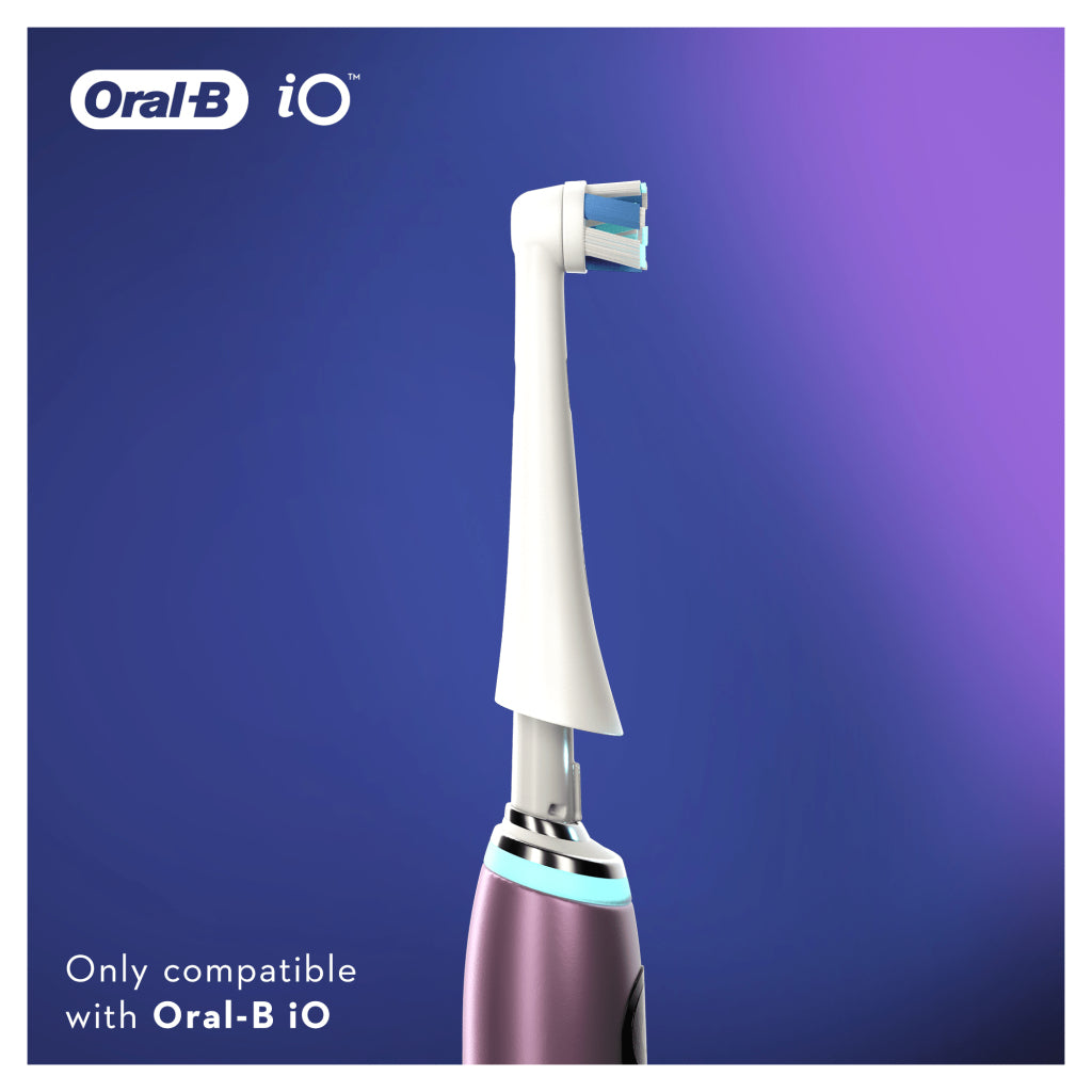 Oral-b io o undiment puliti puliti di pennellate 2 pezzi