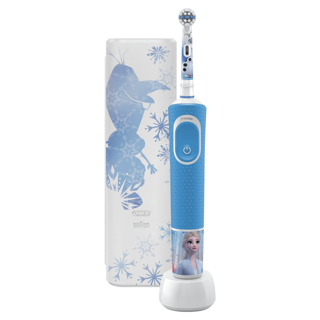 Oral-b bambini disney congelato 2 smerotta elettrico blu bianco