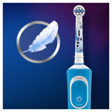 Oral-b bambini disney congelato 2 smerotta elettrico blu bianco
