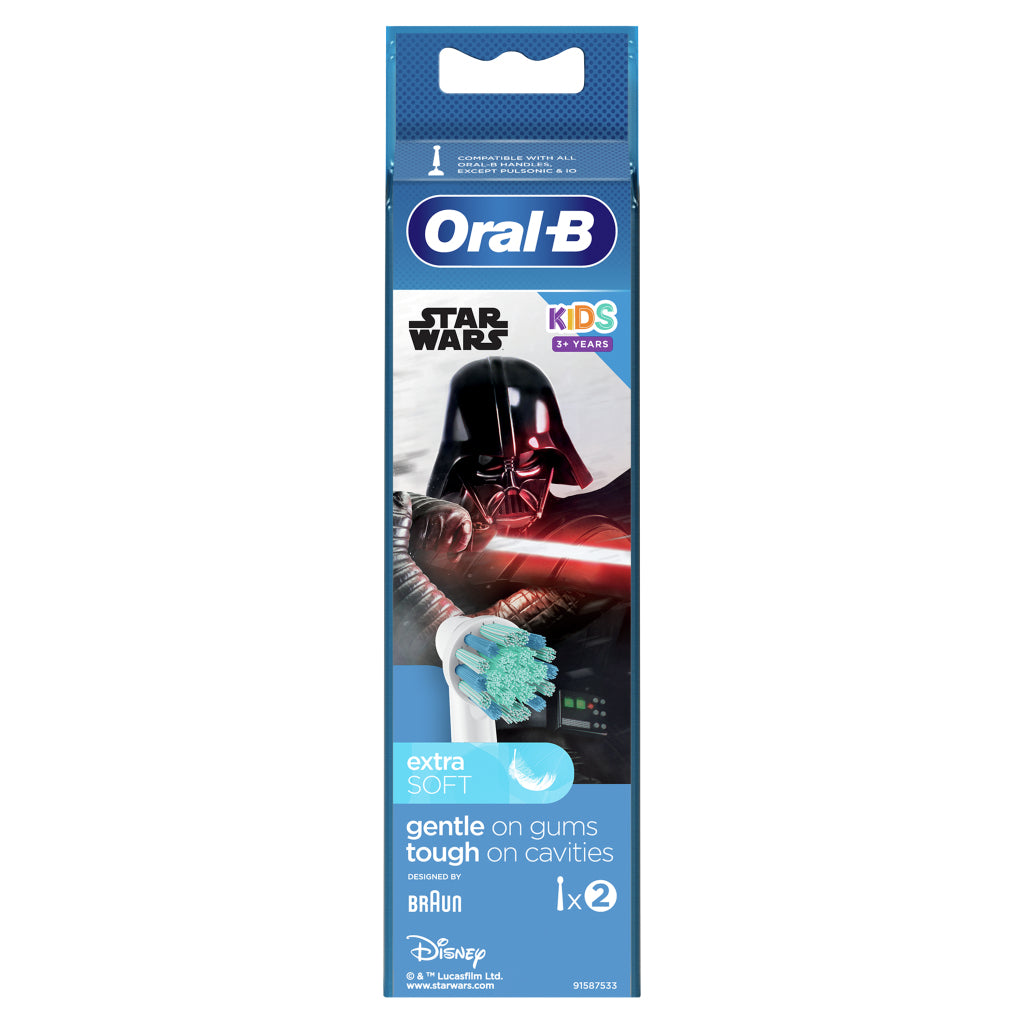 Úložné kartáče o perorálním B Star Wars 2 kusy