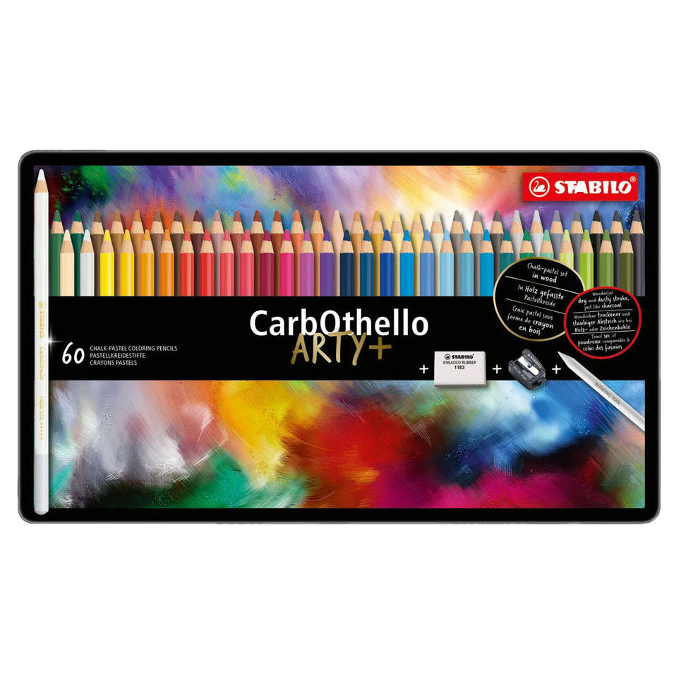 STABILO CarbOthello kovová krabička na ceruzky, 60ks.