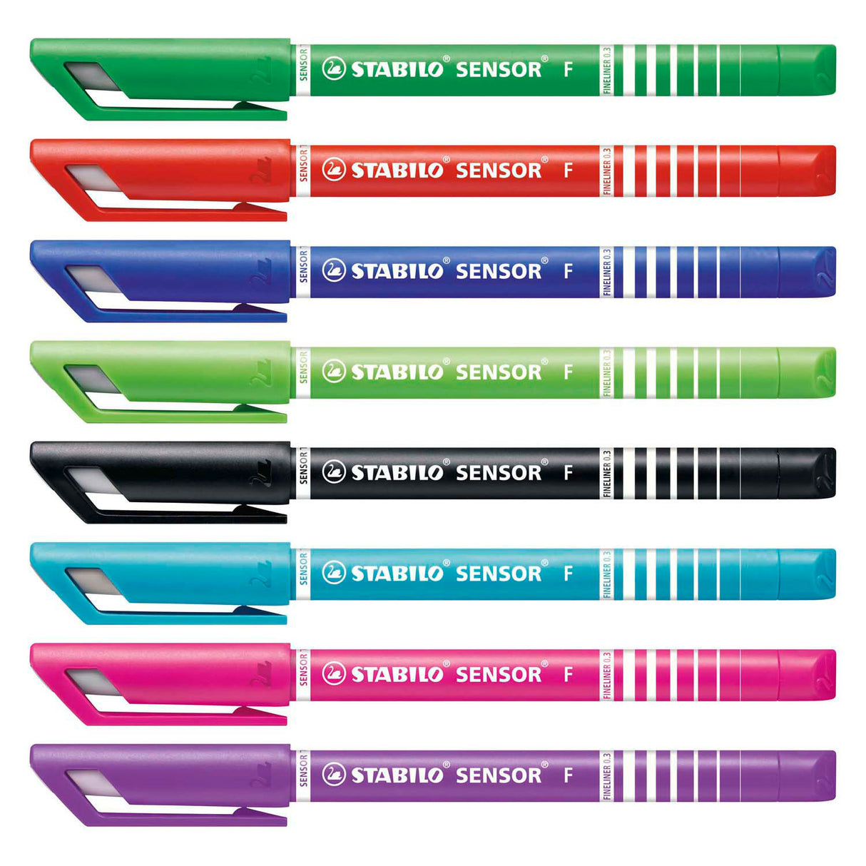 Míneliners Braiteoir Stabilo 0.3 mm, 8 ríomhaire.