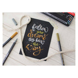 STABILO Pen 68 Metallic Metal Box Felt-Tip Pens, 8 pcs.