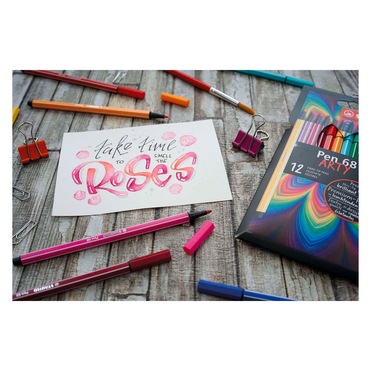 Stabilo Pen 68 Filz -Tip Stifte Arty, 12st.