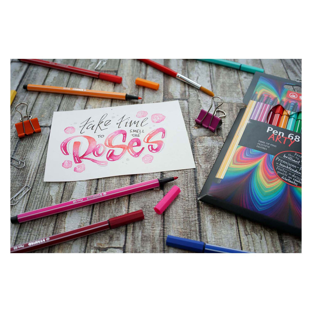 Stabilo Pen 68 Arty felt -tip pens 24 pieces