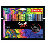 Stabilo cappi - huopakynä - arty - 18 kappaleen setti