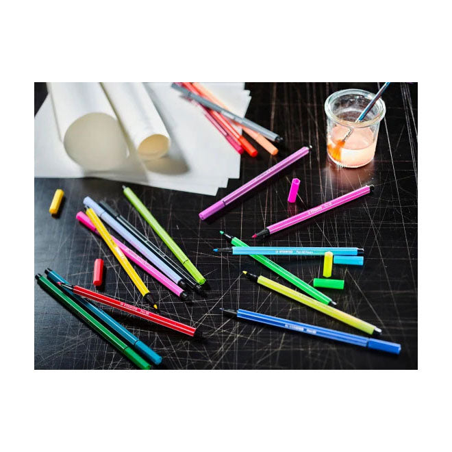 Stabilo Pen 68 - Felt -tip pen - Arty - Set with 65 pieces