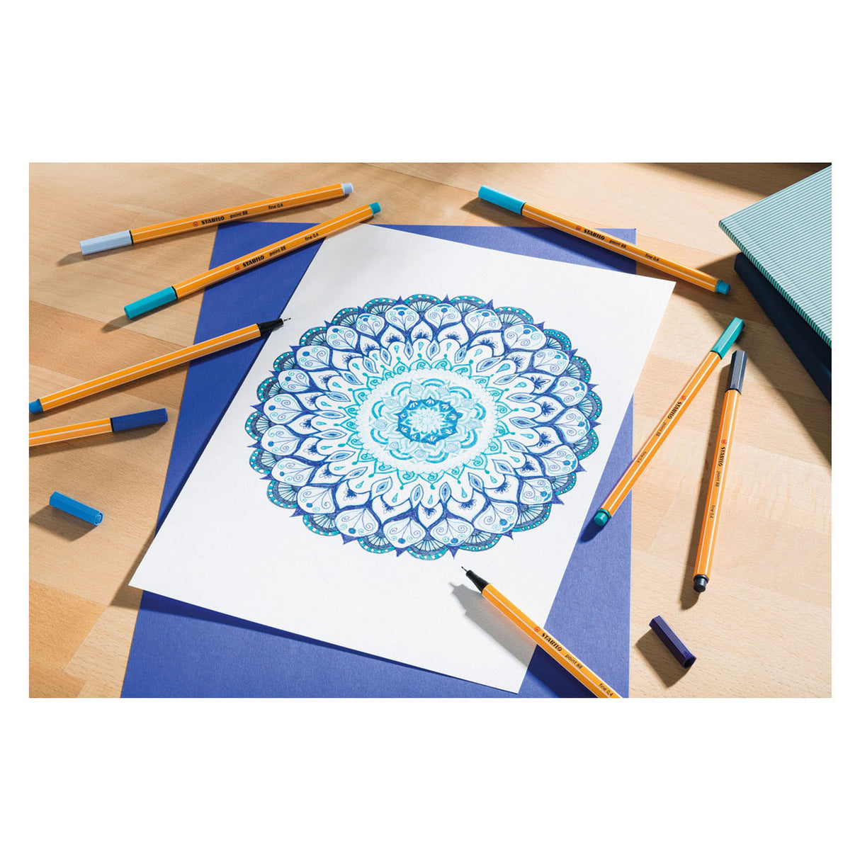 Stabilo Point 88 Arty Metal Box Fineliners, 66st.