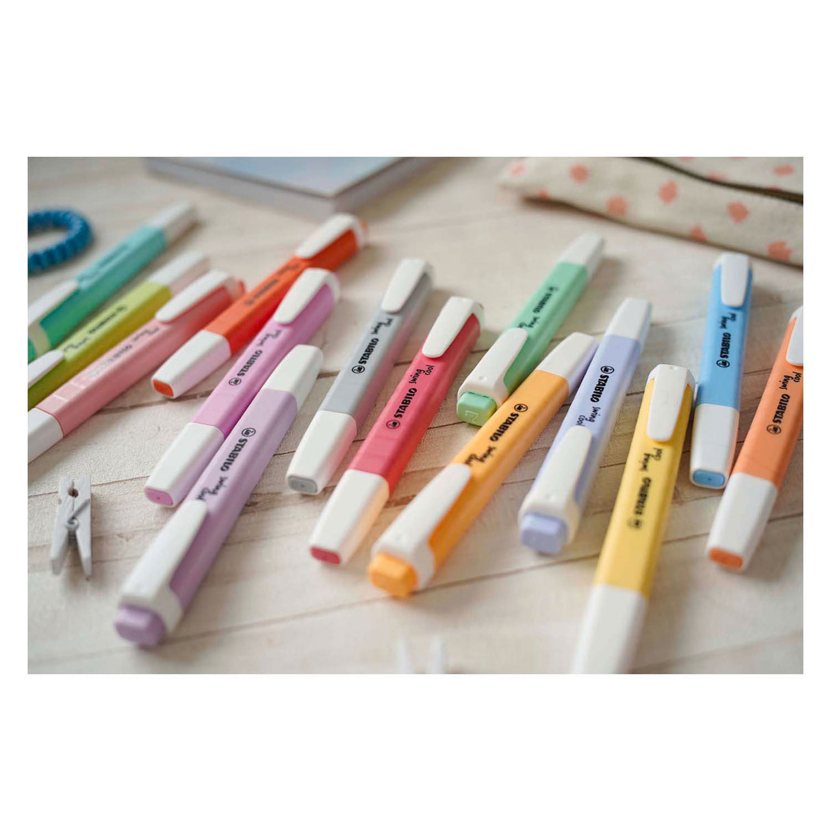 Stabilo Swing Marcadores pastel frios, 8st.