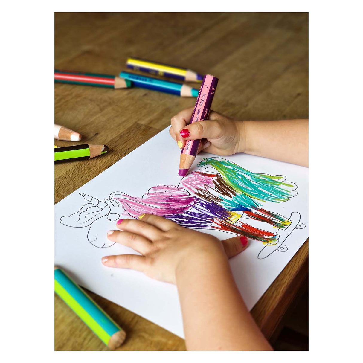 Duo Stabilo Woody 3in1 avec un crayon Sharper, 6dlg.