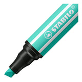 Stabilo Pen 68 max felt -tip pen with thick chiseling point for ice green