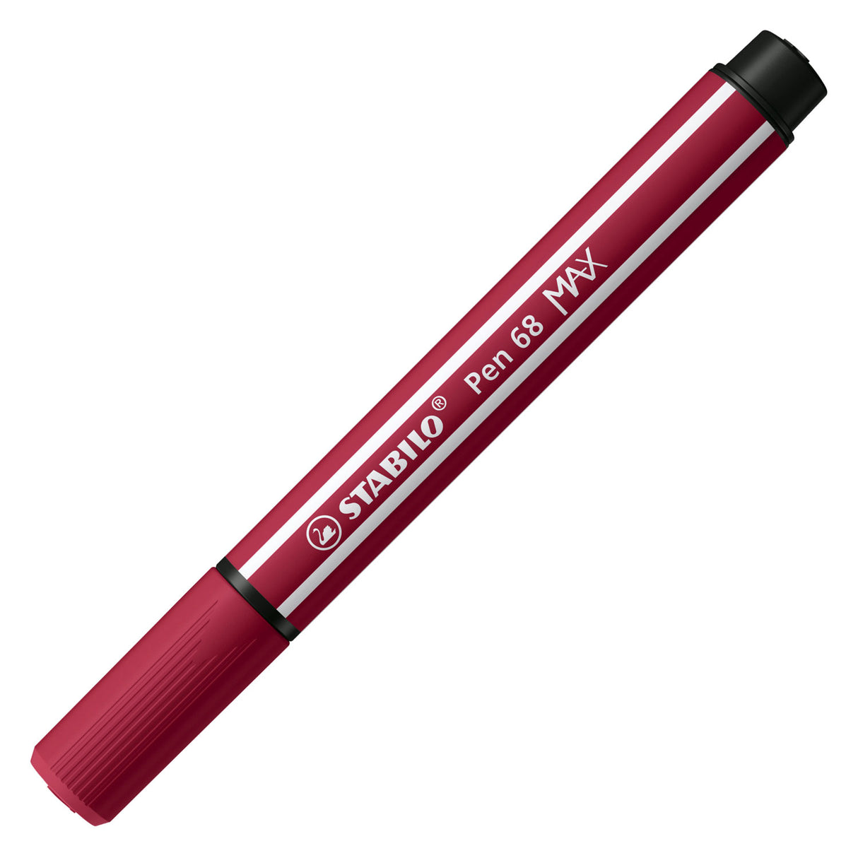 Caneta Stabilo 68 max - caneta hidrográfica com ponta grossa de cinzel - roxo urze