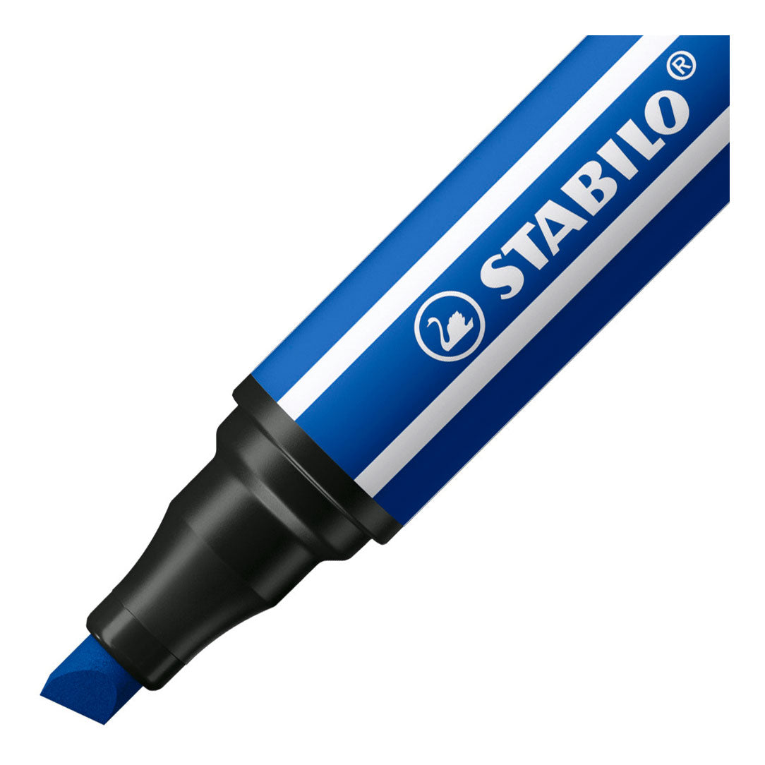 Stillo Pen 68 MAX FELT -TIP PEN avec un point de ciselage épais bleu foncé