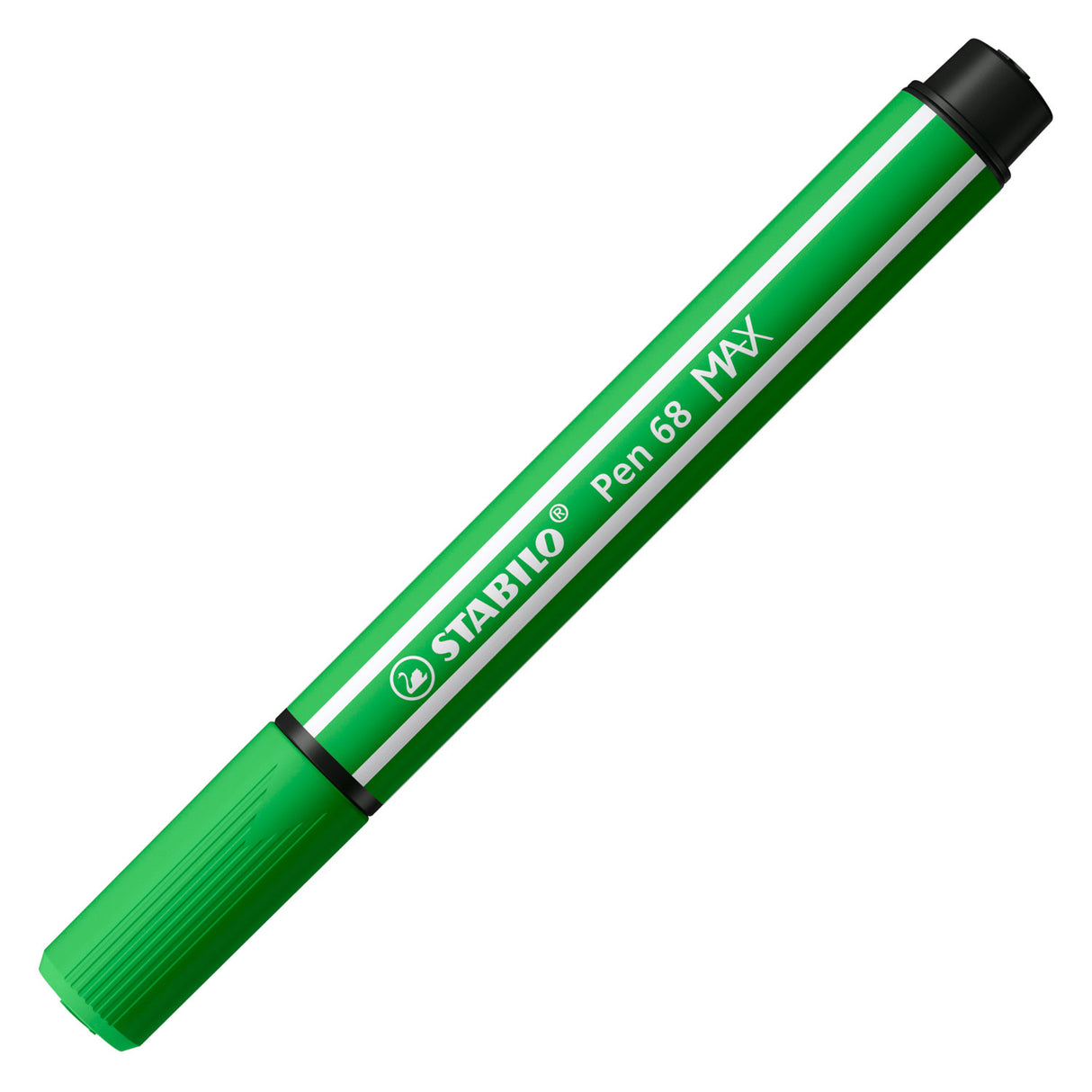 Stabilo Pen 68 max - Filzstift mat décke Meissel Tipp - Blatgréng