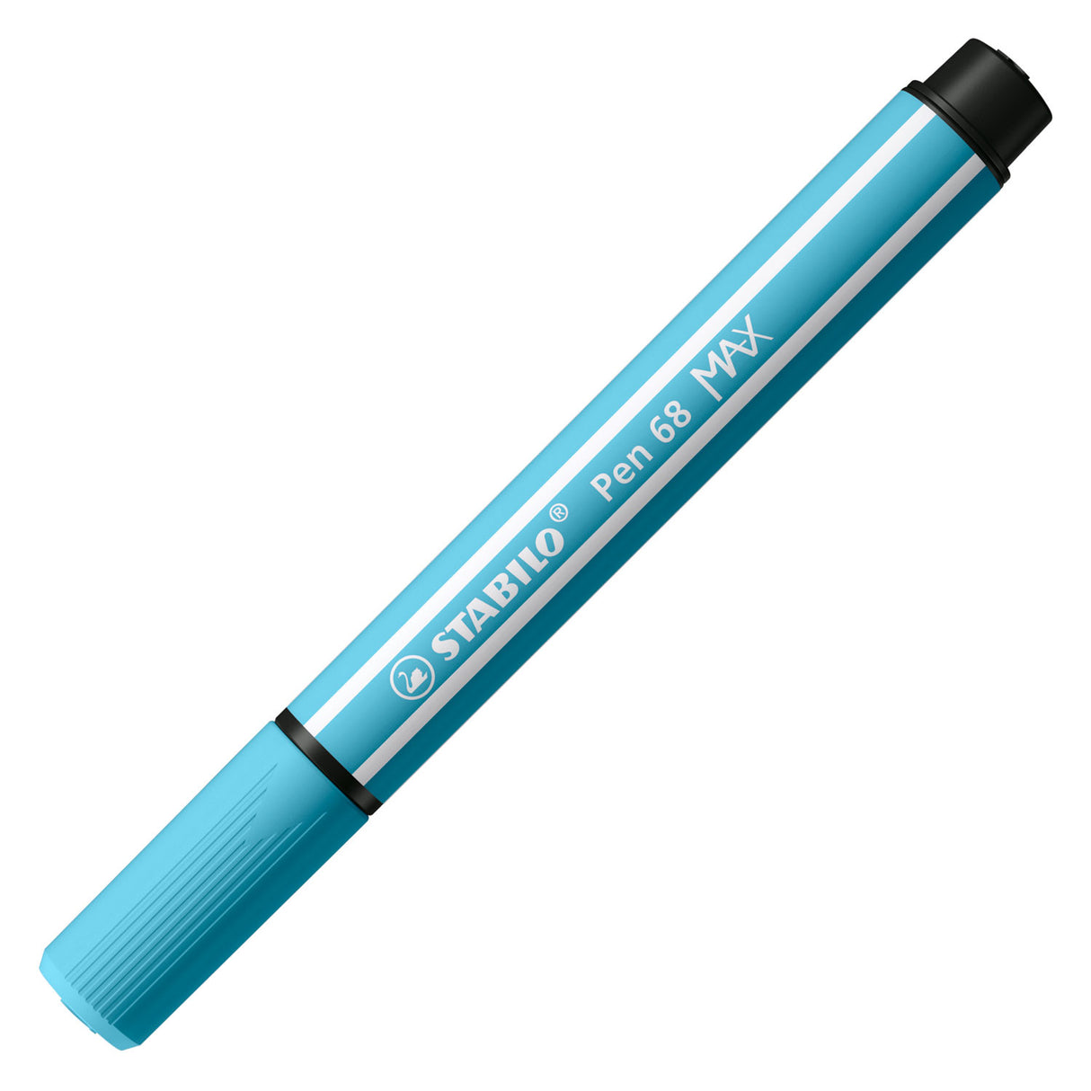 Stabilo Pen 68 max - Filzstift mat décke Meissel Tipp - azurblau