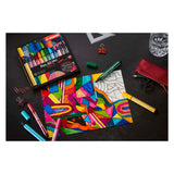 Stabilo Pen 68 max - Filzstift mat décke Meissel Tipp - azurblau