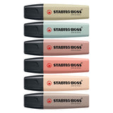 Stalo Boss NatureColors Penny Markers, 6st.