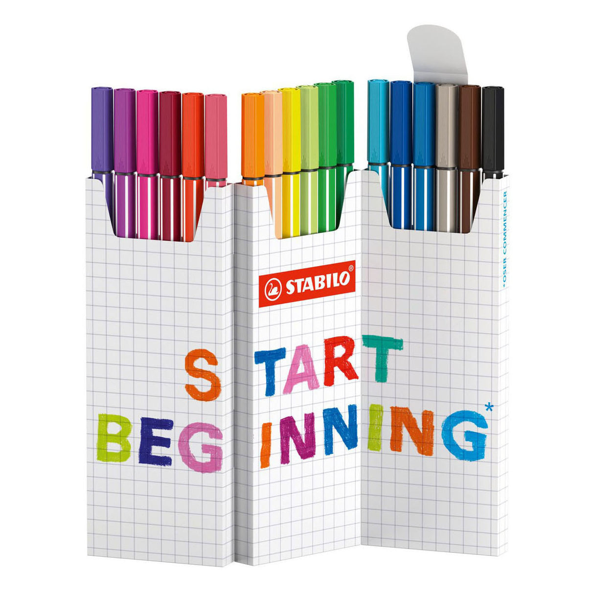 Abi stlo pen 68 skrivebordssæt start start 18 stk