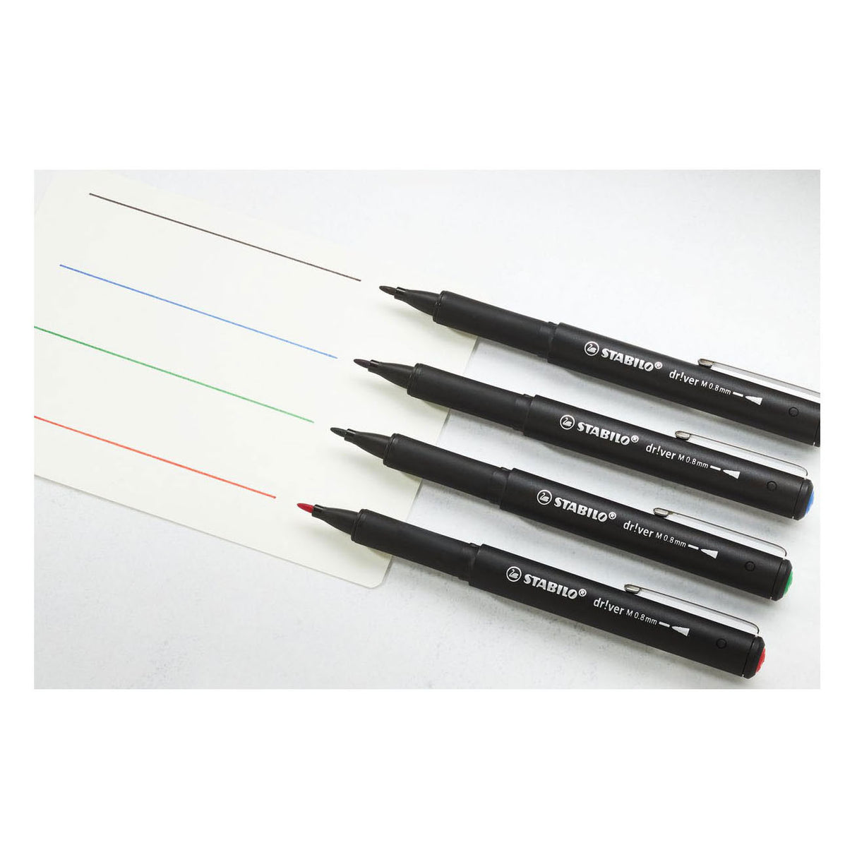 Stabilo dr!ver medium fineliners - 4dlg.