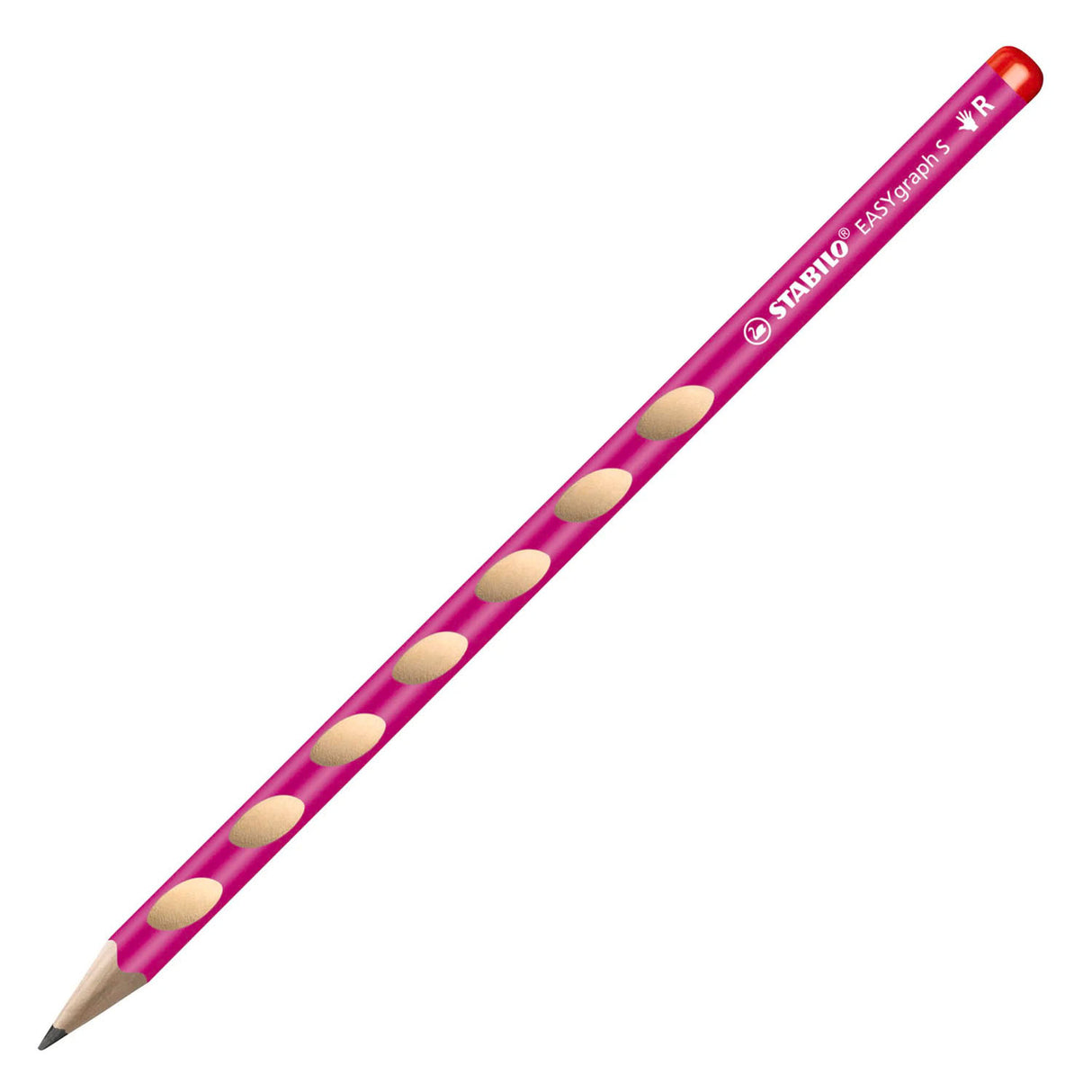 Stabilo easygraph s HB right-handed graphite pencil - pink
