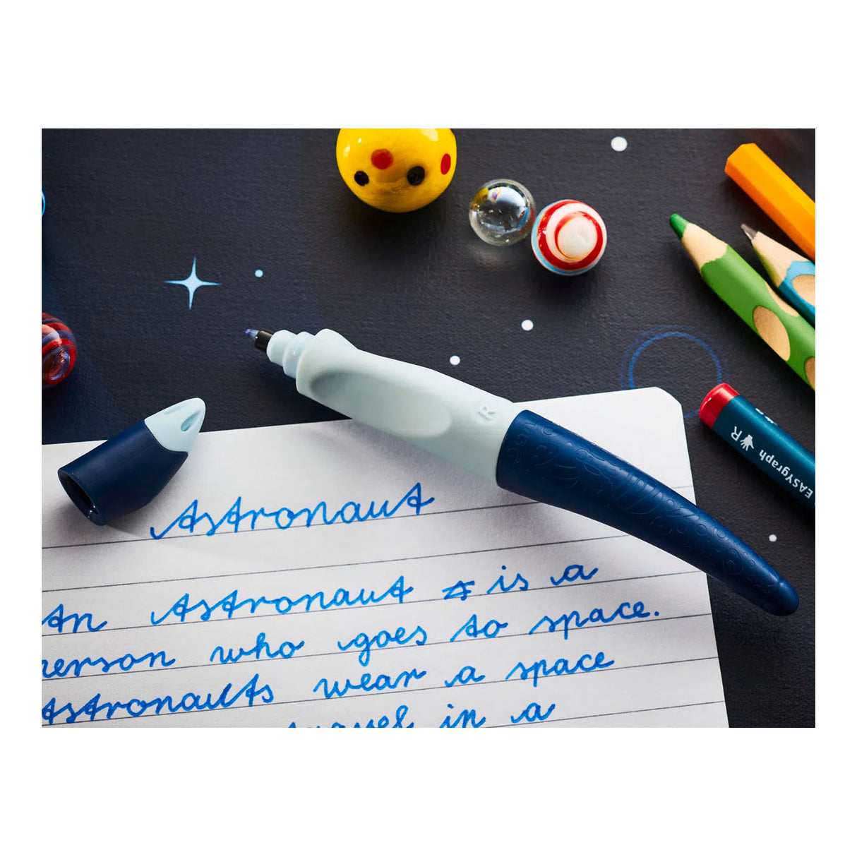 Stabilo easyoriginal dreamworld right-handed ballpoint pen - blue