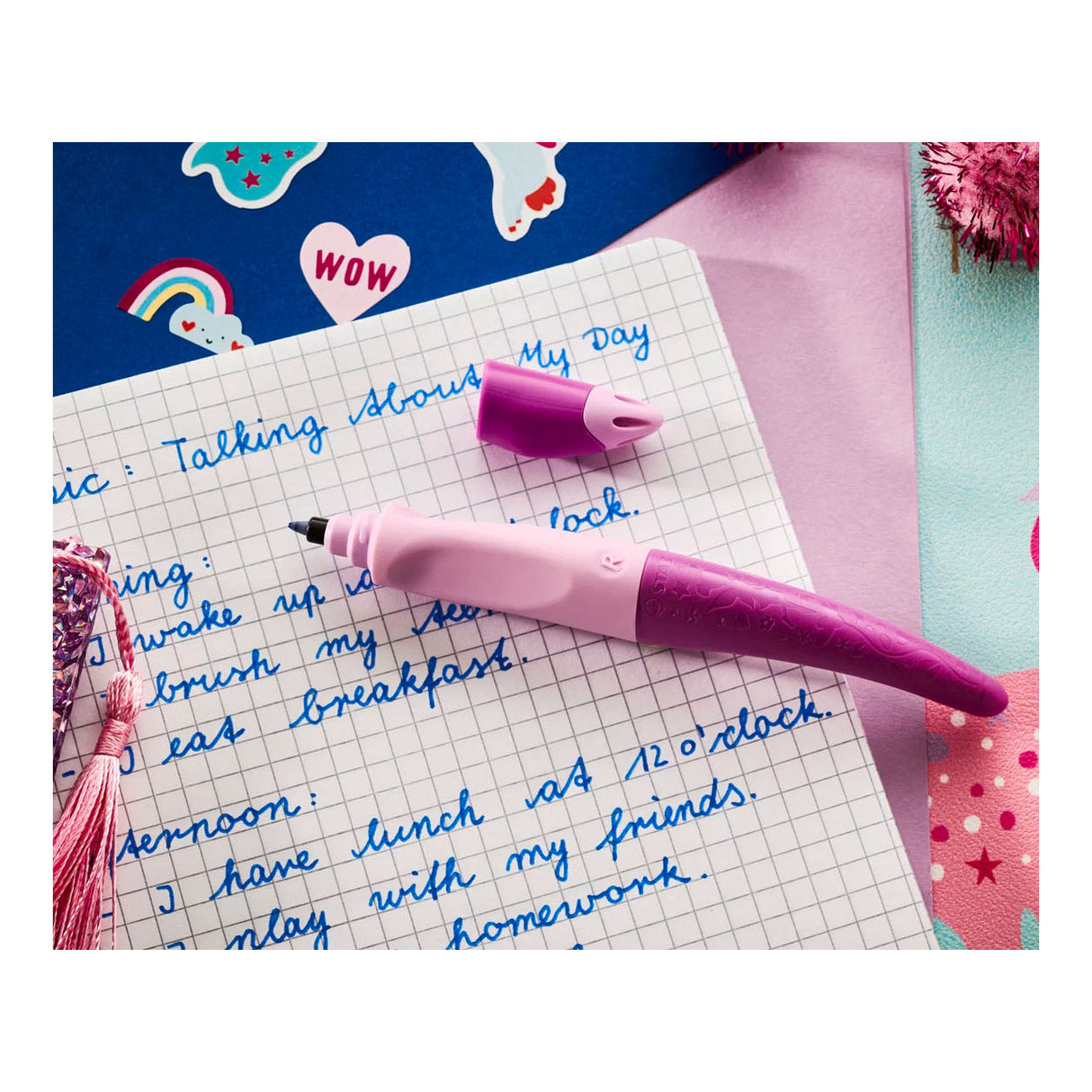 Stabilo easyoriginal dreamworld right-handed ballpoint pen - pink