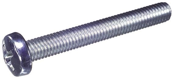 Dresselhaus metal screw threaded bolts 6 x 16mm pan head cross recess