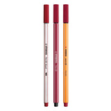 Stabilo arty creative set pen 68 stiften en point 88 fineliners in metalen etui - 30dlg.