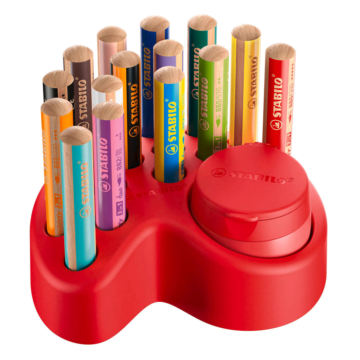 Stabilo Woody Experience Set Multi-talent Pencils - 15-piece
