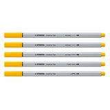 Stabilo creative tips arty pens in metal case - 50pc.