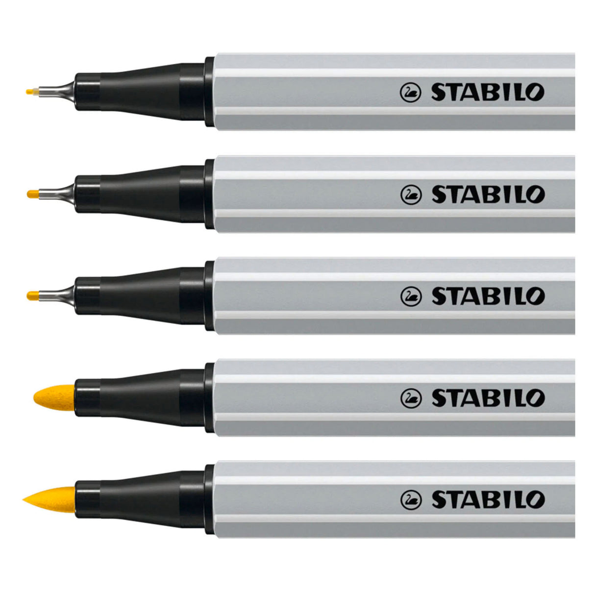Stabilo creative tips arty pens in metal case - 50pc.