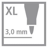 Stabilo power max viltstiften xl - 140dlg.