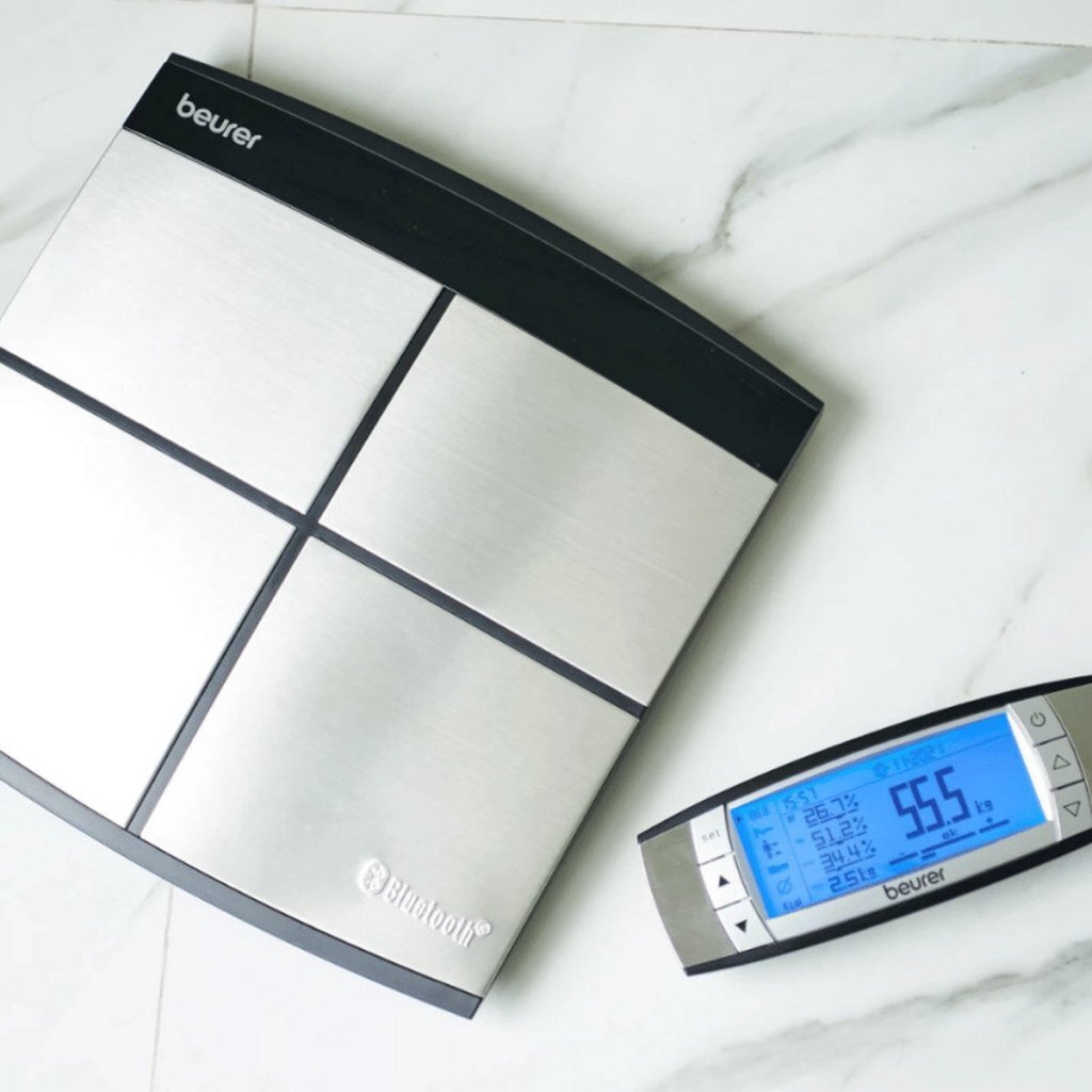 Beurer BF105 Bodyclay Diagnostic Person Scale in acciaio inossidabile nero