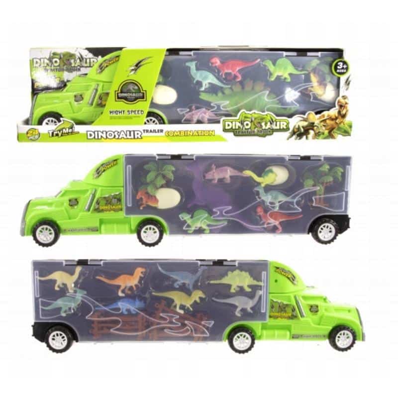 Jonotoys dinosauriebil 24 stycken, 47 cm lång